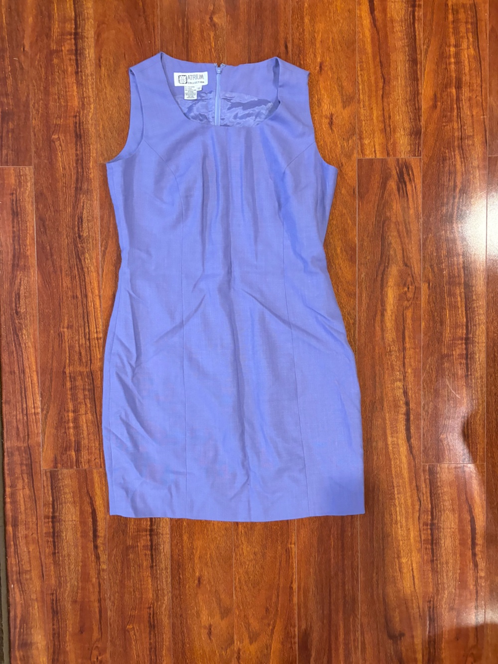 Sleeveless Lavender Sheath Dress